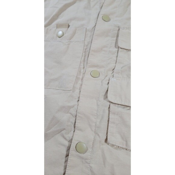 Without Walls Utility Shirt Men’s Small Khaki Short Sleeve Button Front Outdoor - Picture 9 of 10